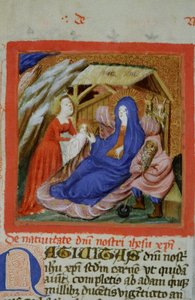 Ms Gen 1111 Seite aus der Legenda Aurea, Brügge, ca. 1400-10
