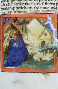 Ms Gen 1111 Seite aus der Legenda Aurea, Brügge, ca. 1400-10 von Flemish School
