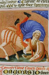 Ms Gen 1111 Seite aus der Legenda Aurea, Brügge, ca. 1400-10