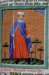 Seite aus der Legenda Aurea, Brügge, ca. 1400-10