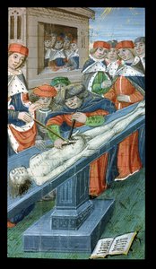Dissektion, aus De Medina Fen I. II, von Avicenna (980-1037)