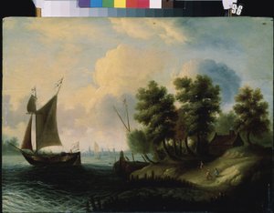 Eine Meereslandschaft von Flemish School