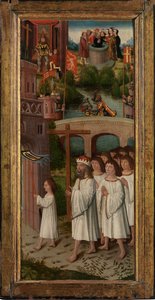Szenen aus der Legende vom Heiligen Kreuz von Flemish School