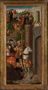 Szenen aus der Legende vom Heiligen Kreuz von Flemish School