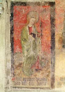 St. Apollonia, Wandgemälde aus der Krypta, ca. 1480-1540