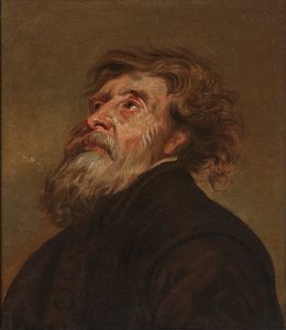 Studie eines Mannes (Öl auf Leinwand)