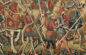 Wandteppich, der die Eroberungen von König Alfons V. von Portugal zeigt von Flemish School
