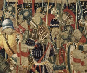Wandteppich, der die Eroberungen von König Alfons V. von Portugal zeigt von Flemish School