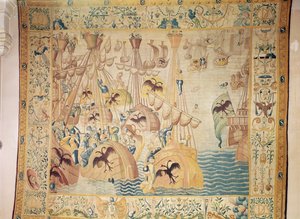 Die Schlacht von Tunis oder die Schlacht von Lepanto von Flemish School