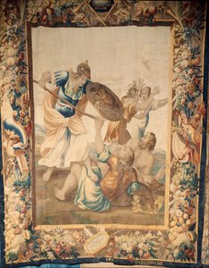 Die Kathedrale (Catedral de Santa María de Sigüenza). Die Kathedralsammlung. Die Geschichte Roms (?). Signiert: “BB D EGGERMANS Ian Le Clerc, D Eggermans”. Brüssel. Anfang 17. Jahrhundert. von Flemish School