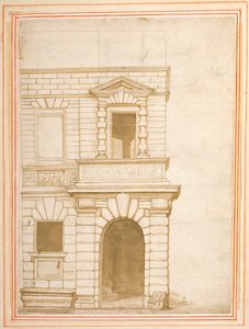 Die Fassade von Giulio Romanos Haus in Rom von Flemish School