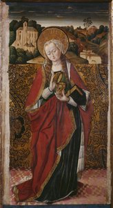Triptychon, St. Maria Magdalena, rechte Tafel von Flemish School