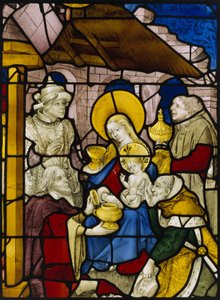 Fenster mit der Anbetung der Könige