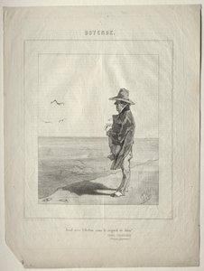 Ostende (Allein mit dem Ozean unter dem Blick Gottes!) von Félicien Rops