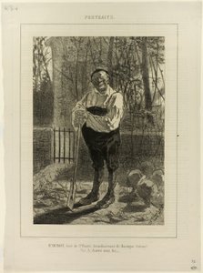 Porträt von Monsieur Dubois, Pfarrer von St. Pierre... von Félicien Rops