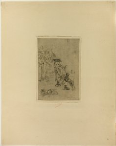 Tee trinken von Félicien Rops
