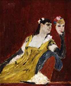 Frau mit Maske, ca. 1888