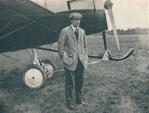 London-Brighton-Rennen: Harold Barnwell, der Pilot der Martinsyde, 1913, 1934 von Flight Photo