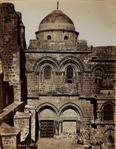 Album Palästina 1887: Die Basilika des Heiligen Grabes in Jerusalem von Félix Bonfils