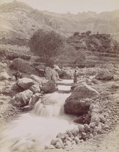 Cous du Kadisha, Monte Libon, 1860er-80er, gedruckt ca. 1870 von Félix Bonfils