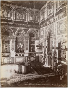 Damas. Innenansicht eines Hauses. Britischer Konsul Syrien, zwischen 1867 und 1899