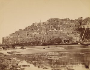 Jaffa, Gesamtansicht vom Meer aus - Palästina von Félix Bonfils