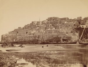 Jaffa, Gesamtansicht vom Meer - Palästina von Félix Bonfils