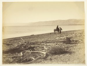 Totes Meer und Berge von Judäa, Palästina, 1875 von Félix Bonfils