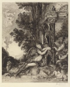 Die Göttin der Zwietracht von Félix Bracquemond, after Gustave Moreau