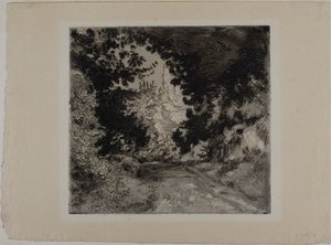 Der Weg von Coutures, in Sèvres