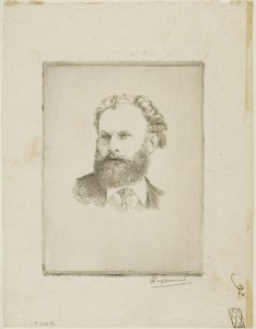 Porträt von Edouard Manet von Félix Henri Bracquemond