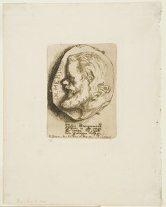 Profilporträt von Charles Meryon