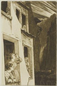 Die Sonnenfinsternis von Félix Henri Bracquemond