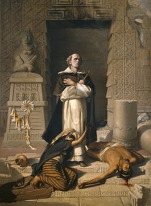 Pater Bartolome de Las Casas, Verteidiger der Indianer von Félix Parra
