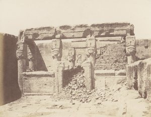Dendérah Tentyris, Tempel der Athôr - Heiligtum im südlichen Winkel..., 1851-52, gedruckt 1853-54