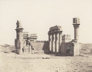Erment Hermonthis, Gesamtansicht der Ruinen - Tempel und Mammisi