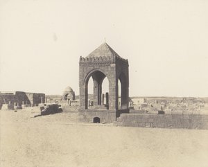 Le Kaire, Friedhof der Mameluken, 1851-52, gedruckt 1853-54 von Félix Teynard