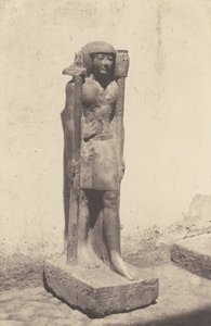Syout Lycopolis, Statue im Besitz von Dr. Cuny, 1851-52, gedruckt 1853-54 von Félix Teynard
