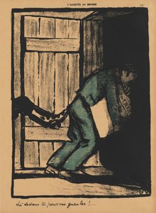 Verbrechen und Strafen IV, 761: Du kannst brüllen von Félix Vallotton