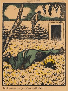 Verbrechen und Strafen VII, 764: Das wird schwierig! von Félix Vallotton