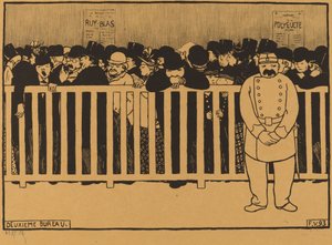 Zweites Büro (Kasse) von Félix Vallotton