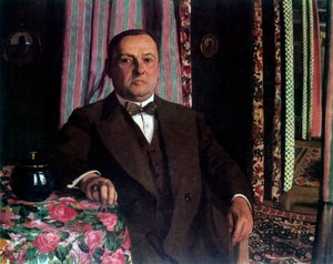 Porträt von Georg E. Haasen, 1913 von Félix Vallotton