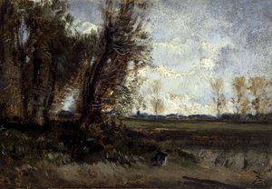 La mare, zwischen 1850 und 1860 von Félix Ziem