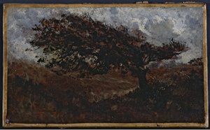 Der Windstoß, zwischen 1850 und 1860 von Félix Ziem