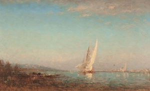 Martigues, das weiße Segel