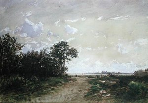 Der Wald von Fontainebleau, in der Nähe von Barbizon von Félix Ziem