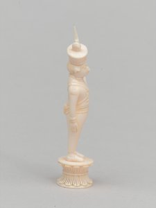 Weißer Bauer, Schachfigur, Indien, ca. 1820 von Flora Macdonald Reid