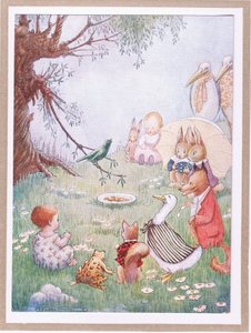 Und es sang so schön, dass die Bewohner ringsum ihm Geld gaben von Flora White