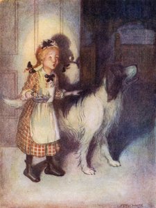 Eliza schaut, ob die Kinder schlafen von Flora White
