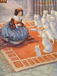 Die Katzen brachten der Prinzessin eine Mäusetorte